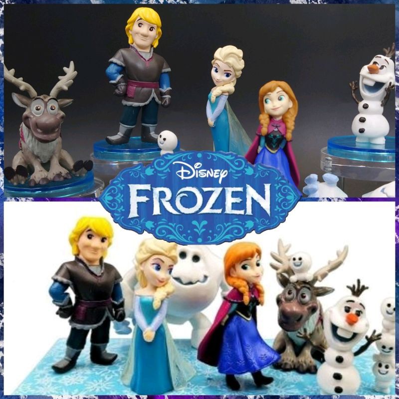 โมเดล​ Frozen II​ 6 ตัว มีทั้งแบบมีกล่องและไม่มีกล่อง​ มีทั้งฐานรวมและฐานเดี่ยว​ งานสวยมากกก️️️️ ราคา​ถูก​️​️