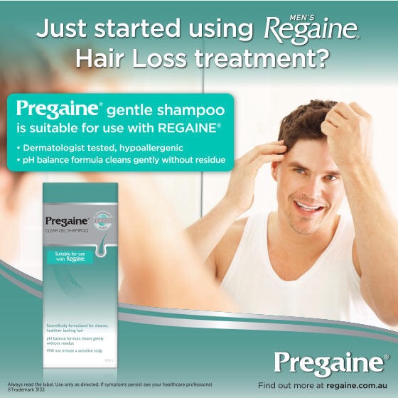Pregaine Clear Gel Shampoo 200 ml แชมพูสระผม พรีเกน เคลียร์ เจล แก้ปัญหาผมร่วง - รูปที่ 2