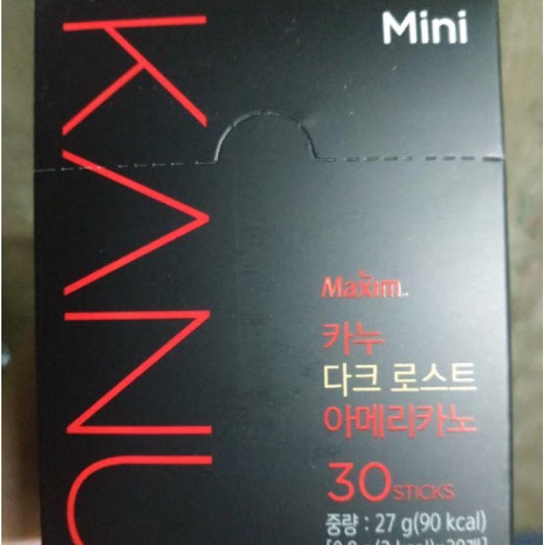 กาแฟเกาหลี Maxim kanu mini Americano