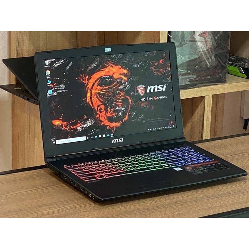 MSI GP62MVR 7RFX i7-7700HQ SSD128GB+HD1TB RAM16GB GTX 1060 (6GB GDDR5)สินค้ามือสอง