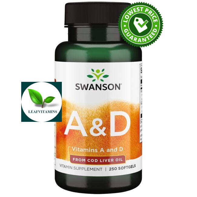 Swanson Premium- Vitamins A & D / 250 Softgels