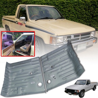 พื้นในรถ แผ่นเหล็กวางเท้า แบบสั้น รุ่น โตโยต้า ไฮลัก LN50 Toyota Hilux LN50 LN55 ปี 1984 - 1988 ข้าง ซ้าย + ขวา 1 คู่