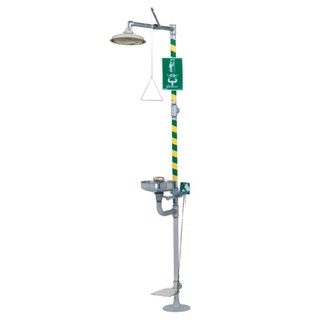 HAWS model 8300-8309 SS AXION® Safety Shower and Eye Washer