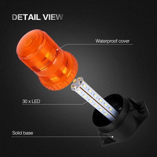 Warning Flash Beacon Emergency Indication LED Lamp Car Rotating Traffice Safety Light Magnet Ceiling Box Flash Strobe