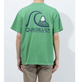 Quiksilver เสื้อยืดลําลอง ผ้าฝ้าย แขนสั้น พิมพ์ลาย เรียบง่าย แฟชั่นฤดูร้อน สําหรับผู้ชายS-5XL