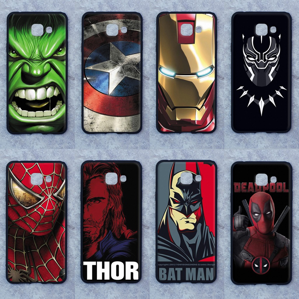 เคส Samsung A7 (2016) ลายฮีโร่ ขอบนิ่มหลังแข็ง เคสมือถือ เคสโทรศัพท์ Case