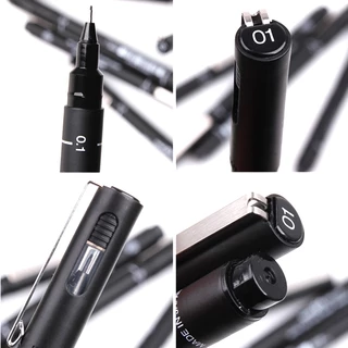 Uni Pin Technical ปากกาหมึกเจลสีดํา ( 0 . 05 มม . - 0 . 8 มม . )