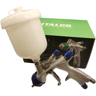 Italco Shine 1 . V.P สเปรย์ปืน 1 . 3 Tip 600 มล . Feed Spray Gun Usa Brand