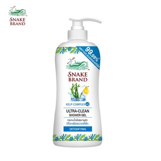 Snake Brand เจลอาบน้ำตรางู Ultra-Clean Shower Gel DETOXIFYING 450 มล. 1 ขวด