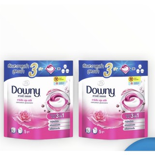 Downy ดาวน์นี่ ผลิตภัณฑ์ซักผ้า เจลบอล การ์เด้น บลูม 5 ลูก p&amp;g  128 กรัม