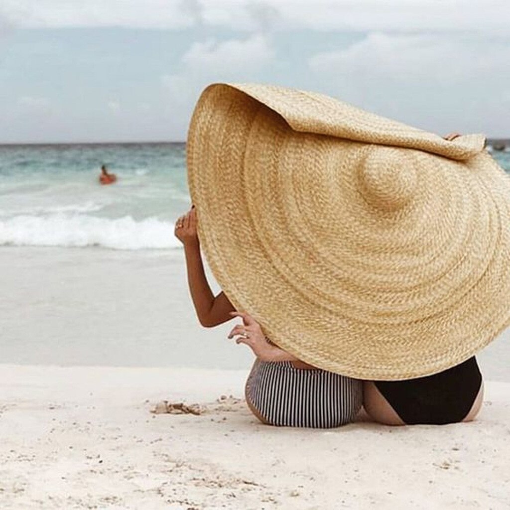 Hat cheap on beach