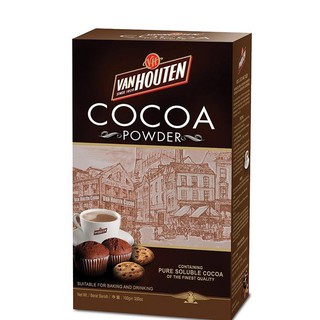 Van Houten 100% Cocoa Powder แวนฮูเทน โกโก้ผง สำเร็จรูป 100g.