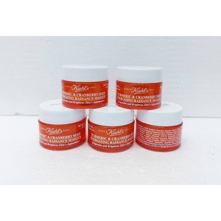 (1ชิ้น) Kiehls Turmeric &amp; Cranberry Seed Energizing Radiance Masque 14ml