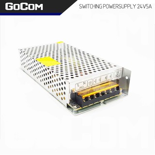 Gocom สวิทชิ่ง DC 24V โวลท์ 5A แอมป์ เพาเวอร์ซัพพลาย 120 วัตต์ Switching Power Supply 220V AC to 24V DC 5A Power 120W