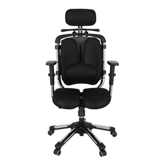 SB Design Square เก้าอี้สำนักงานเพื่อสุขภาพ HARA CHAIR รุ่น NIETZSCHE 2 LB-Black (65x50x130 ซม.)