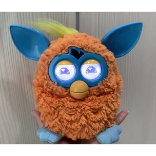 Furby สีส้ม หูฟ้า มือสอง***