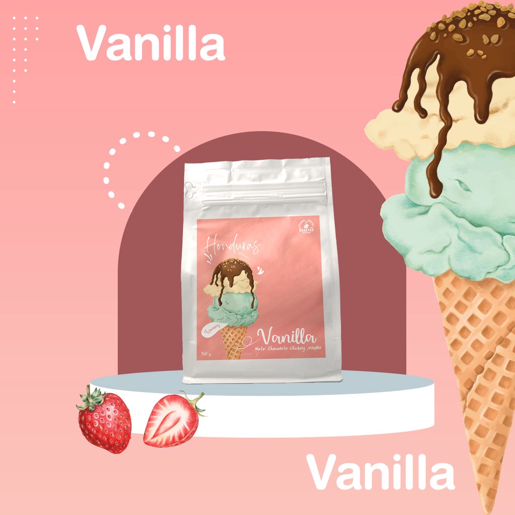 Honduras Vanilla Whisky Strawberry 150 กรัม - รูปที่ 2