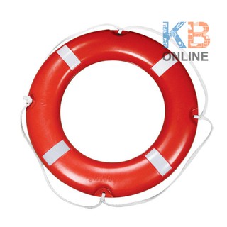 ห่วงชูชีพ ไฟเบอร์ ติดเทปสะท้อนแสงน้ำหนัก2.5กก.SOLAS LALIZAS Lifebuoy Ring SOLAS, with Reflective Tape Weight 2.5kg.