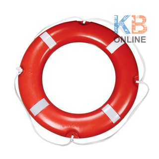 ห่วงชูชีพ ไฟเบอร์ ติดเทปสะท้อนแสงน้ำหนัก2.5กก.SOLAS LALIZAS Lifebuoy Ring SOLAS, with Reflective Tape Weight 2.5kg.