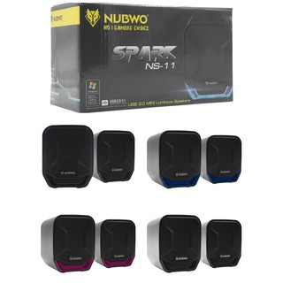 NUBWO ลำโพงคอม แจ็คUSB Nubwo รุ่น NS-11 Spark ของแท้ประกัน1ปี