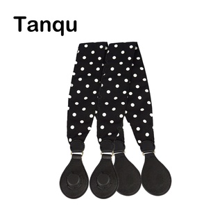 Tanqu 1 คู่ Soft Floral ผ้าจับ Drop End สำหรับกระเป๋า O bag จับสำหรับ EVA Obag กระเป๋าถือผู้หญิงกระเป๋า