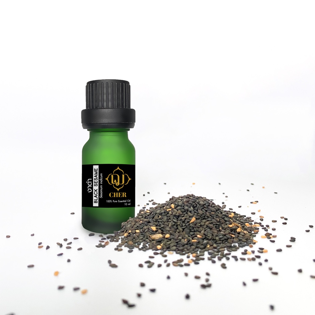 Cher Black Sesame Oil น้ำมันงาดำ เฌอ สกัดเย็น รับประกันคุณภาพ มีความบริสุทธิ์ 100% กลิ่นและสีโดดเด่น