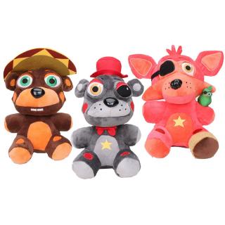 25cm Five Nights ที่เฟรดดี้ตุ๊กตาตุ๊กตาน่ารักของ Fox Bear ของเล่นเด็กของขวัญ