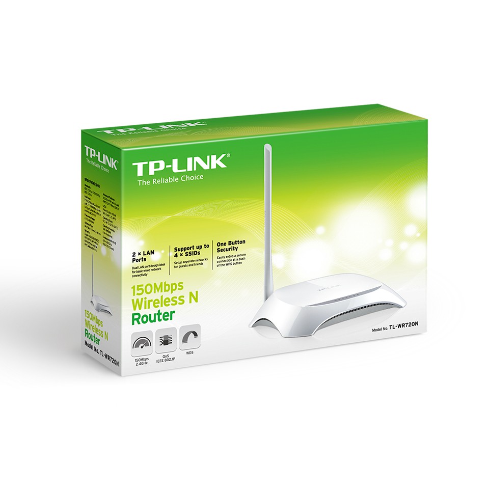 TP-Link TL-WR720N 150Mbps Wireless N Router  เหมาะสำหรับการท่องอินเทอร์เน็ต, อีเมล์และการสนทนาออนไลน