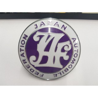 Logo Japan ติดกระจันหน้า สี ม่วง