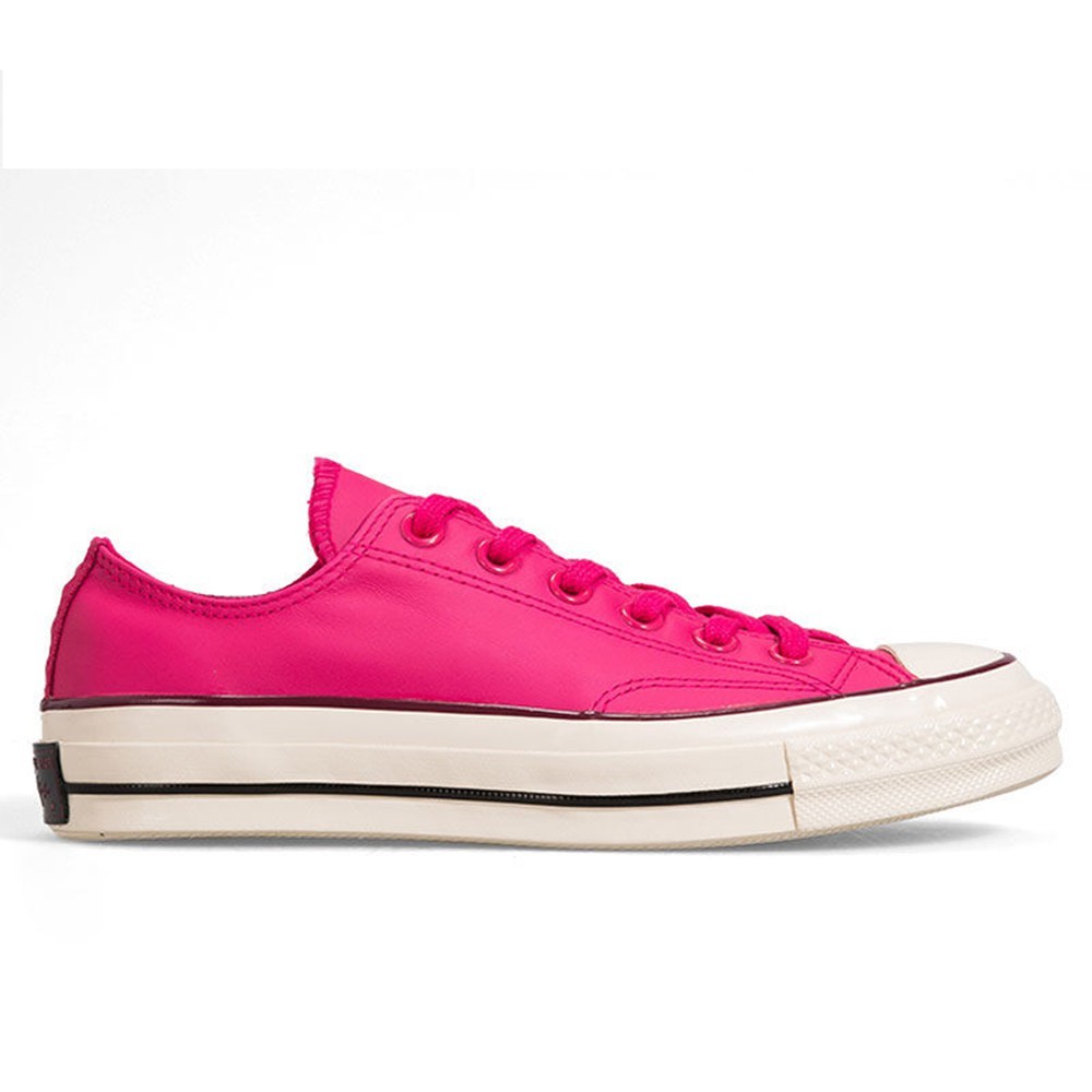 [สินค้าลิขสิทธิ์] Converse All Star Chuck Taylor 1970's 'Leather' Ox Pink Pop รองเท้าผ้าใบ คอนเวิส รีโปร สำหรับผู้หญิง