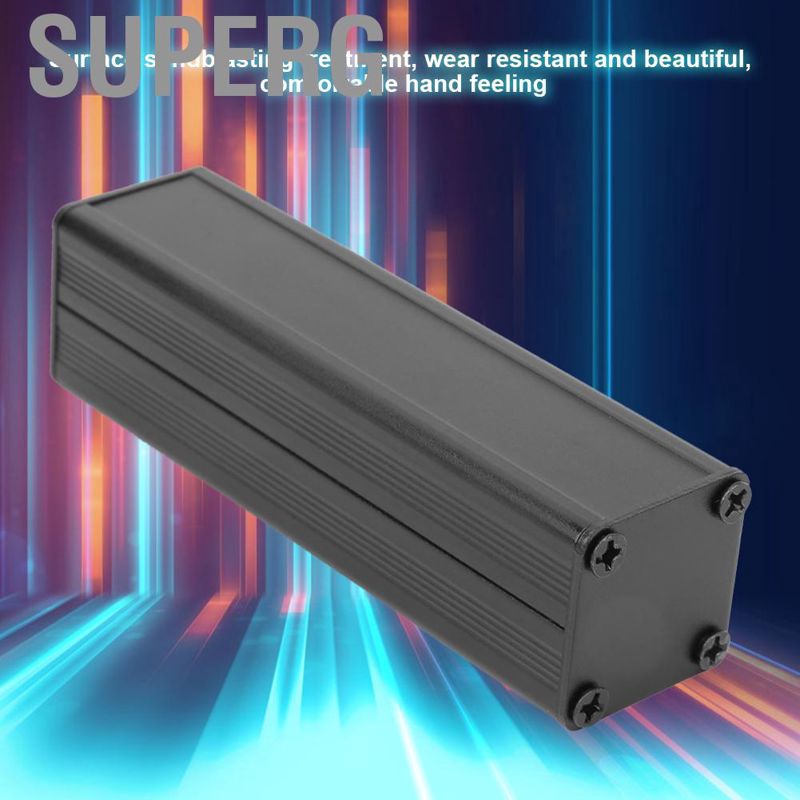 [Ready Stock] superg exturded กล่องอลูมิเนียมอิเล็กทรอนิกส์ pcb diy 25*25*90 มม