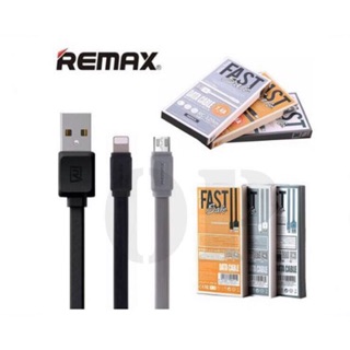 REMAX สายชาร์จ RC-129m/RC-129i สำหรับ Android USB(1M,แบน)