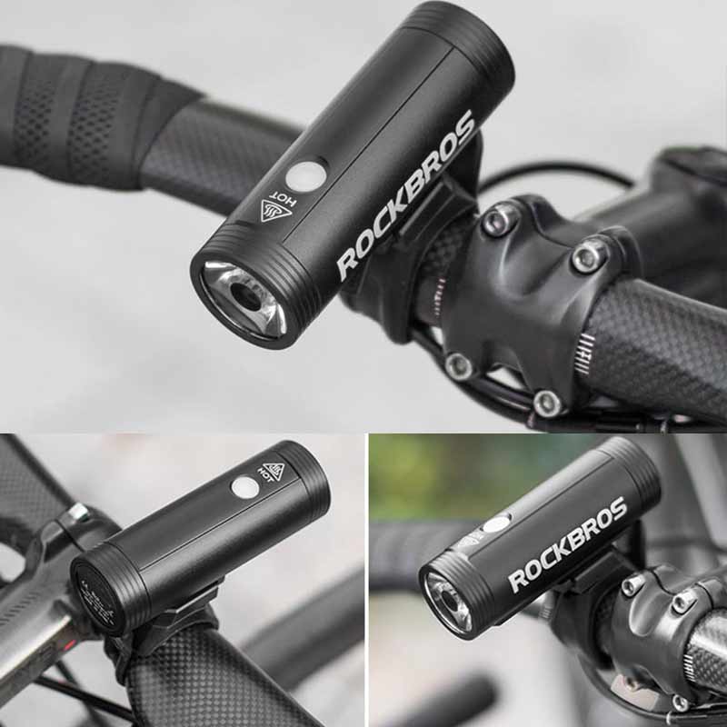 Rainproof Bike Light Bicycle Front Light USB Charging 400LM Cycling HeadLight LED Flashlight Bike Accessories
