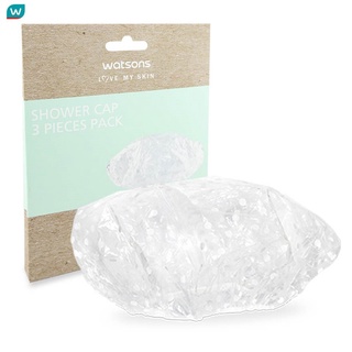 Watsons วัตสันหมวกคลุมผมขณะอาบน้ำ แพ็ค 3 ชิ้น