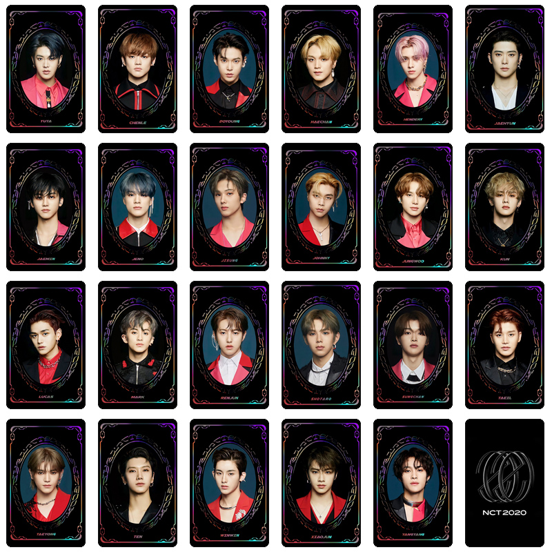 Kpop NCT2020 : RESONANCE PT PVC Clear Photocard New Album Photograph Cards
