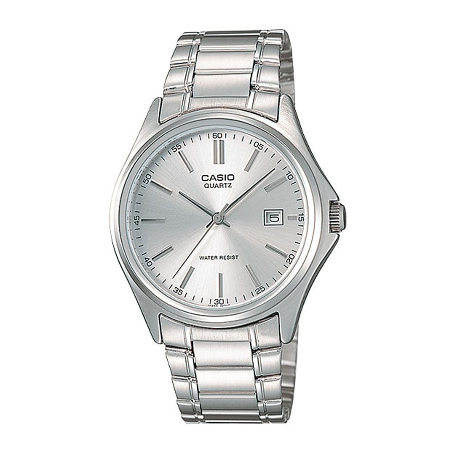 Casio Standard นาฬิกาข้อมือผู้ชาย สายสแตนเลส รุ่น MTP-1183,MTP-1183A,MTP-1183A-7A - สีเงิน