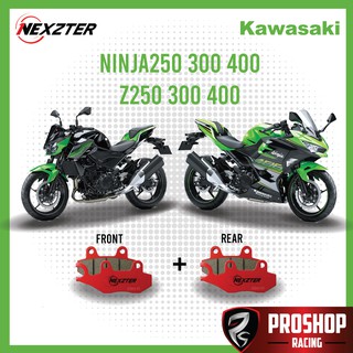 ผ้าเบรค Nexzter สำหรับ Z250,Z300,Z400,Ninja250,Ninja300,Ninja400