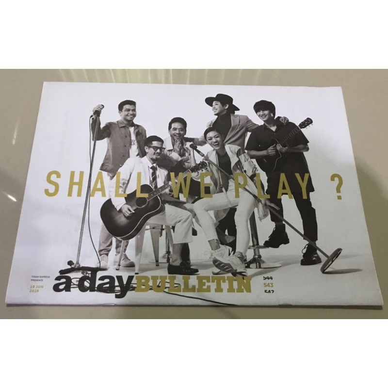 นิตยสาร a day BULLETIN⚡️Rare item⚡️ศิลปินขวัญใจวัยรุ่น จาก play2project💕