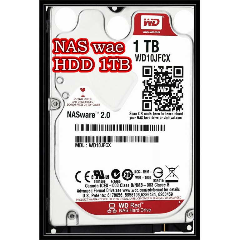 Western Digital WD10JFCX-68N6GN0 - 1TB 5.4K RPM SATA 9.5mm 2.5" Hard Drive