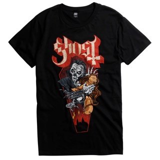 [S-5XL] เสื้อยืด พิมพ์ลาย Ghost DRACULA PAPA EMERITUS Metal Band ของแท้ สําหรับผู้ชาย 890432