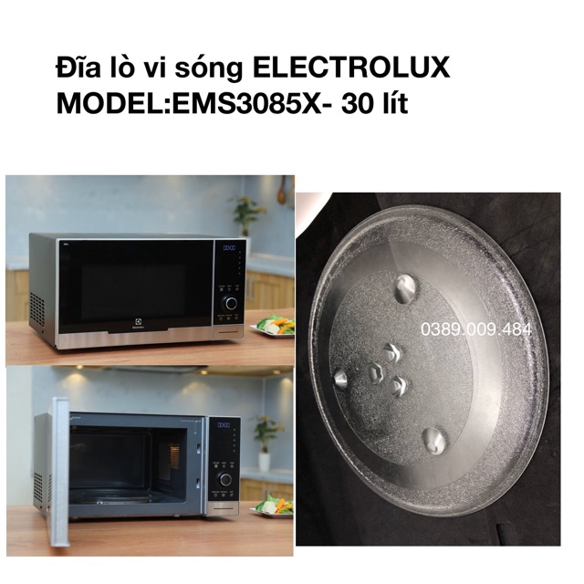 จานไมโครเวฟ Electrolux 30 ลิตร - EMS3085X