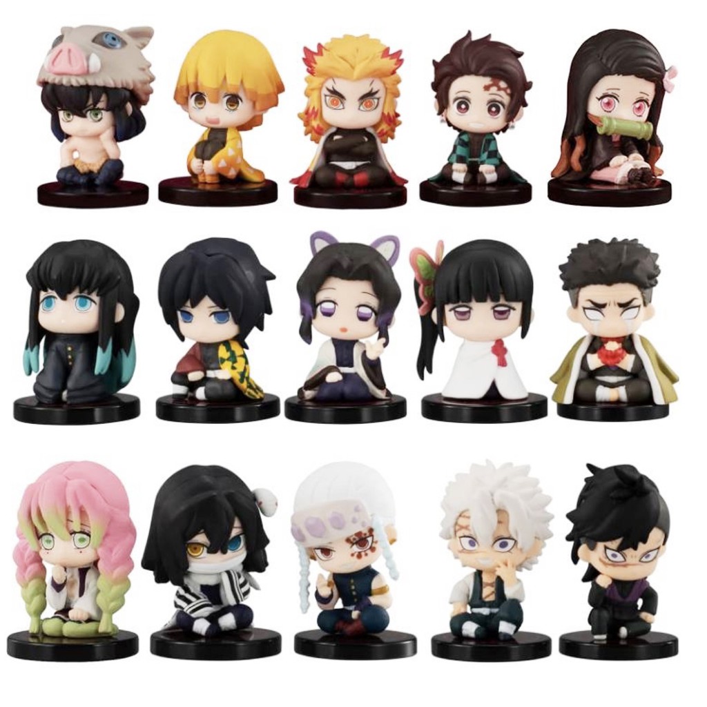 พร้อมส่ง กล่องสุ่มโมเดล ดาบพิฆาตอสูร Version 2 Demon Slayer ตัวใหญ่กว่าเดิม กล่อง ราคา 99 บาท