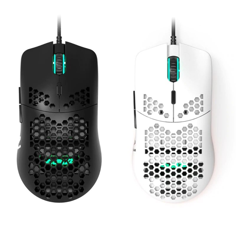 Ajazz AJ390R เม้าส์เกมมิ่ง ไฟ RGB เซ็นเซอร์ PixArt PMW3325 DPI 10000