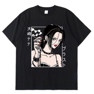 เสื้อยืดโอเวอร์ไซส์เสื้อยืดแขนสั้นลําลอง พิมพ์ลายอนิเมะ Nana Osaki แฟชั่นฤดูร้อน สไตล์ฮิปฮอป สําหรับผู้ชาย และผู้หญิงS-3