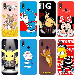 เคสสำหรับ Realme 3 Pro Case Silicone Back Cover Soft Casing Realme 3Pro cartoon TPU เคส