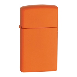 Zippo ไฟแช็กรุ่น 1631 Orange Matte Slim ของแท้ รับประกันตลอดชีวิต นำเข้าและจำหน่ายโดยตัวแทนจำหน่าย