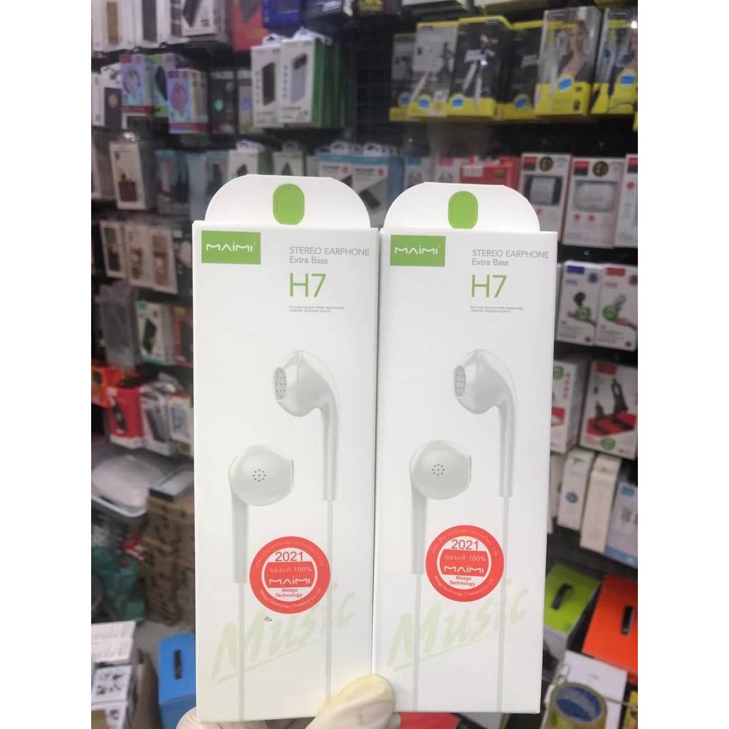 หูฟัง ยี่ห้อ maimi H7 Extra Bass เสียงดี งานบริษัท