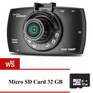 FHD Car Cameras กล้องติดรถยนต์ รุ่น G30C (Black) แถมฟรี Micro sdcard 32G