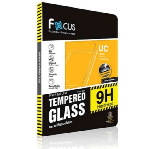 ฟิล์ม Focus iPad กระจกแบบใส Air / Air2 / Pro / iPad 9.7 2017/2018