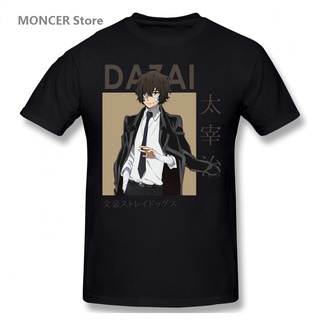 ย้อนยุค【Sportwear】เสื้อยืดแขนสั้น ผ้าฝ้าย 100% พิมพ์ลาย Osamu Dazai Bungou Stray Dogs สําหรับผู้ชาย LHZYS-5XL